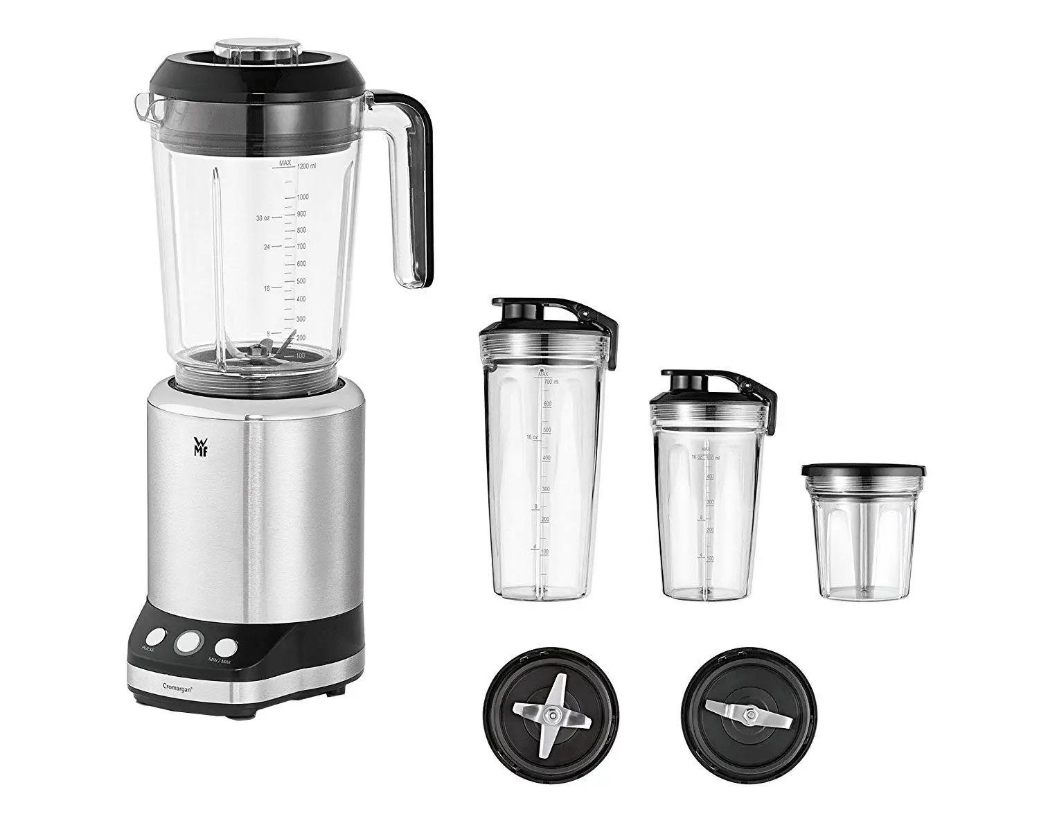 Multiblender WMF Kult X 1,2l Rozdrabniacz 2 butelki