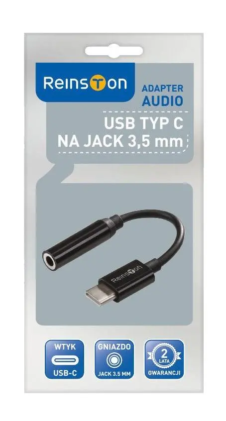 Adapter Reinston EAD06 USB-C na jack 3,5 mm