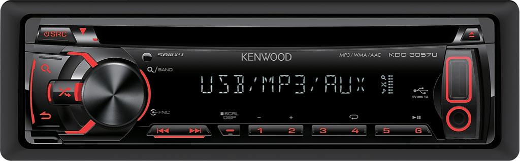 Radioodtwarzacz samochodowy Kenwood KDC-3057URY