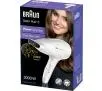 Suszarka do włosów Braun Satin Hair 3 PowerPerfection HD380 Jonizacja Zimny nawiew 2000W 2 prędkości nadmuchu 3 poziomy temperatury