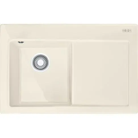 Zlewozmywak Franke Mythos MTK 611-78 Komora z lewej strony Ceramiczny Kremowy