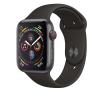 Apple Watch Series 4 44 mm GPS + Cellular Sport (czarny)