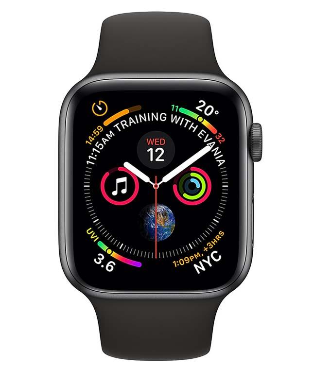 Apple Watch Series 4 44 mm GPS + Cellular Sport (czarny