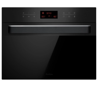 Amica AMMB44E3GCB Q-Type Termoobieg Czarny - DRUGI -30%, ALBO 5-TY ZA 1ZŁ - Kup na Raty - RRSO 0%