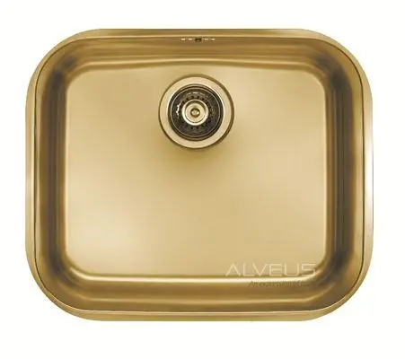 Zlewozmywak Alveus Monarch Variant 10 1113575 Stalowy Złoty