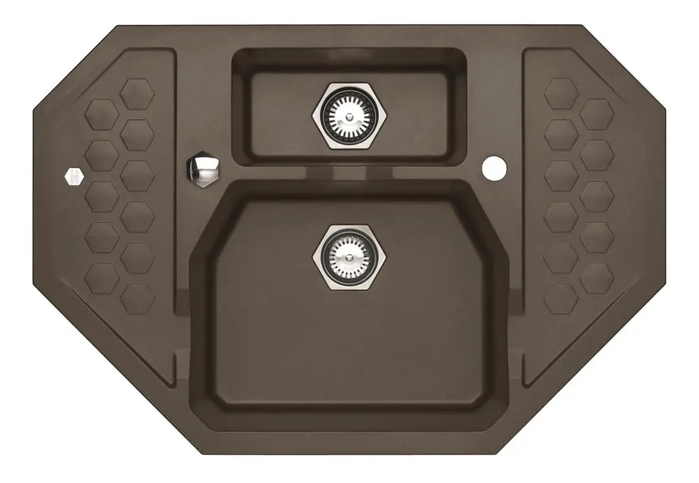 Zlewozmywak Alveus Sensual 60 4306003 Granitowy Czekoladowy