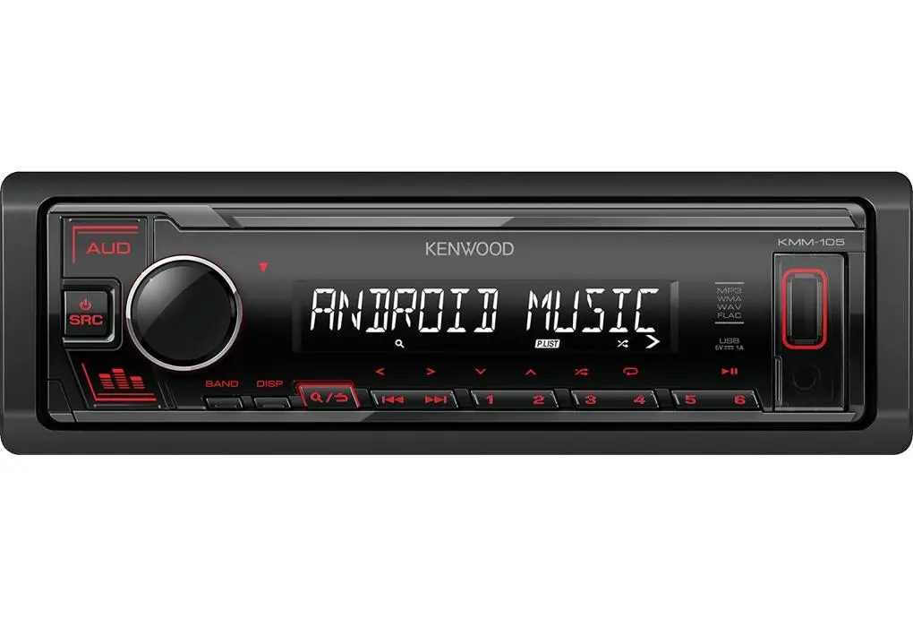 Radioodtwarzacz samochodowy Kenwood KMM-105RY z USB 4x50W