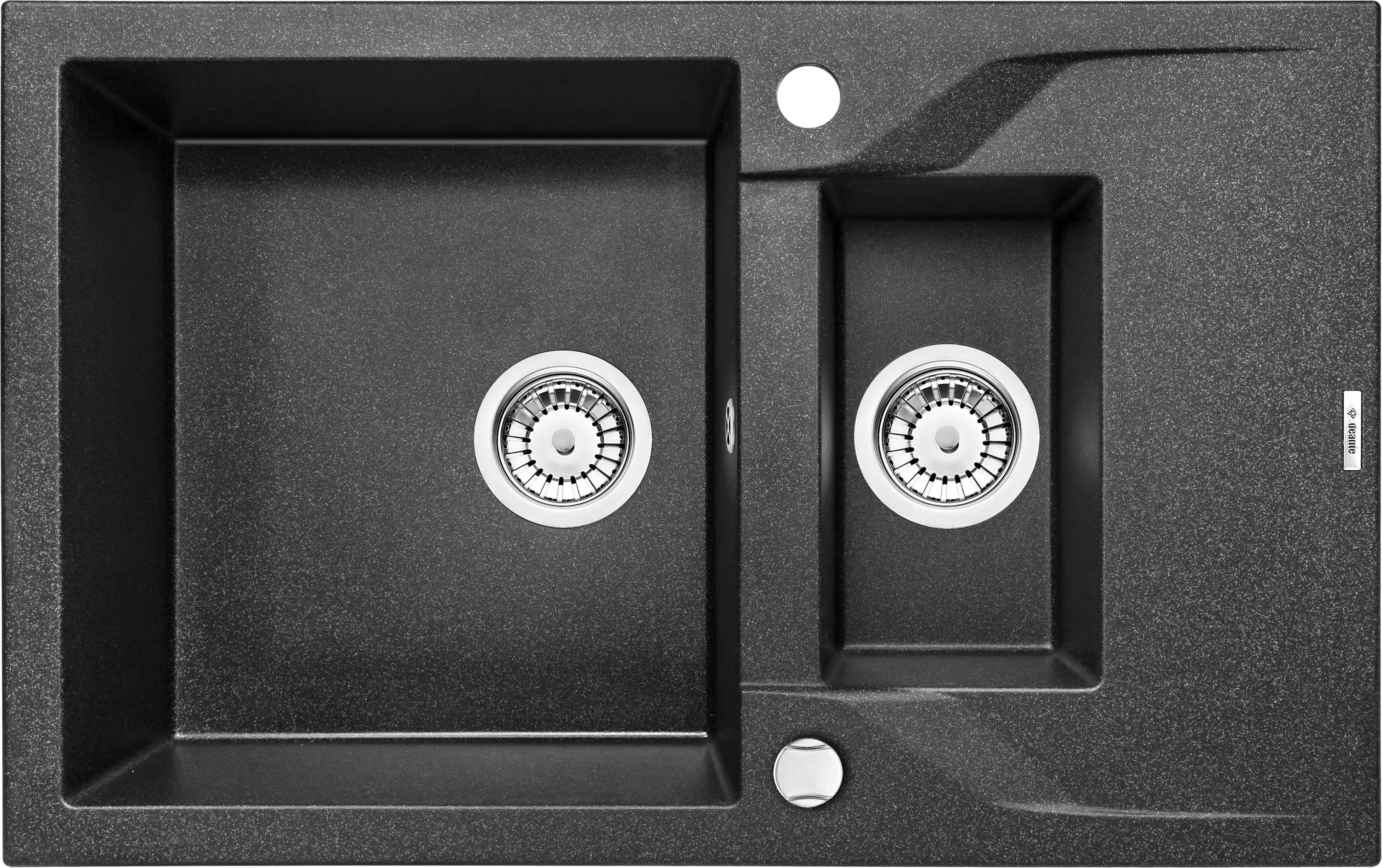 Zlewozmywak Deante Andante ZQN 2513 Granitowy Grafitowy