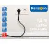 Listwa Reinston ALZ007 4 gniazda 1,5m Czarny