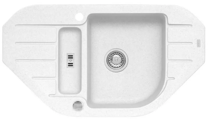 Zlewozmywak Alveus Niagara 60 1126011 Granitowy Biały