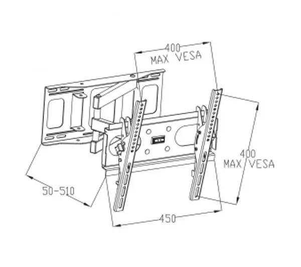 ART AR-77 od 23" do 46" Max 35kg