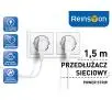 Przedłużacz Reinston EPRZ015 3 gniazda 1,5m Biały