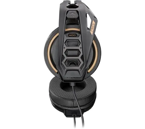 Plantronics RIG 400 PRO Nauszne Czarny