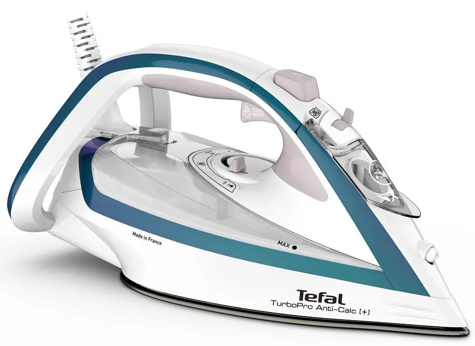 Żelazko Tefal Turbo Pro Anti-Calc FV5689 Durilium AirGlide Autoclean 240g/min
