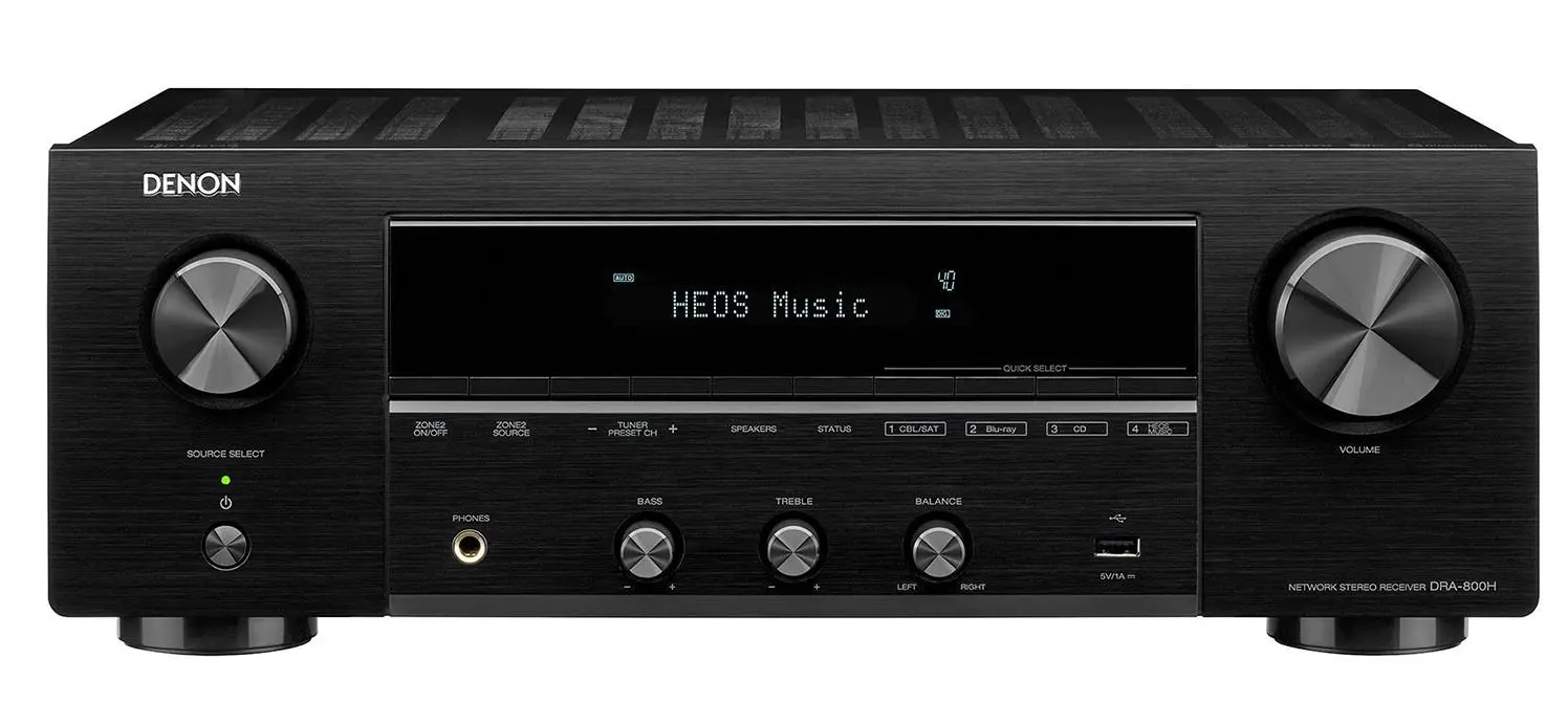 Amplituner Denon DRA-800H 2.2-kanałowy Wi-Fi Bluetooth AirPlay Czarny