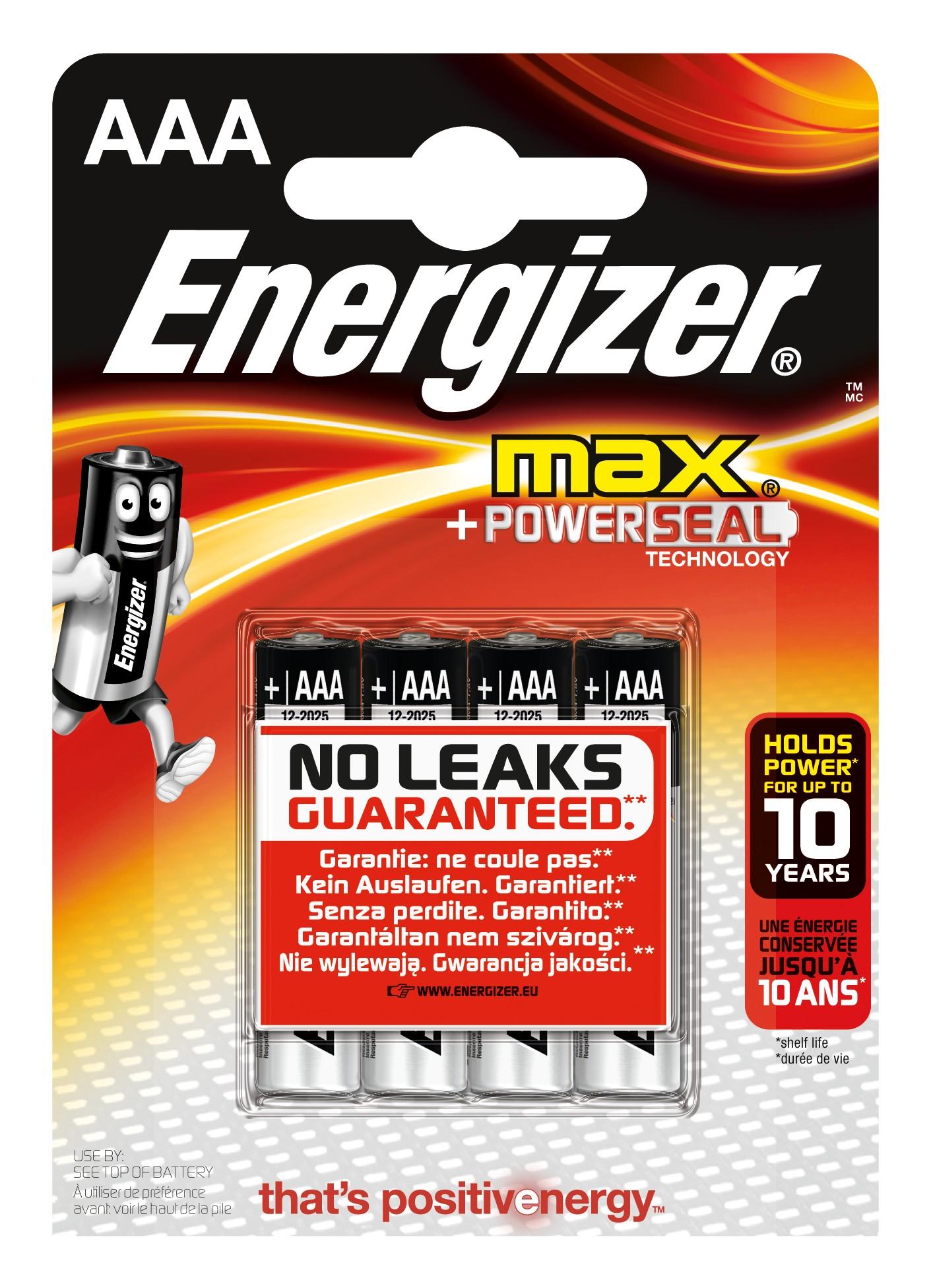Baterie Energizer AAA Max 4szt.