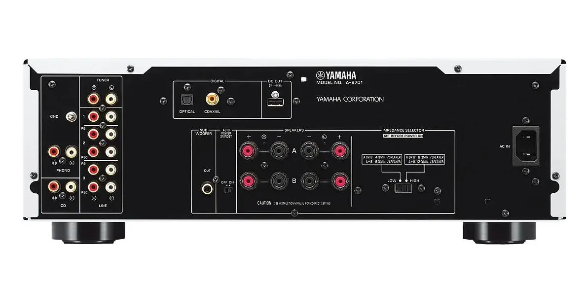 Wzmacniacz Yamaha A-S701 Srebrny