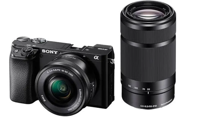 Aparat Sony A6100 + E PZ 16-50mm f/3,5-5,6 OSS + E 55-210 mm F4,5-6,3 OSS