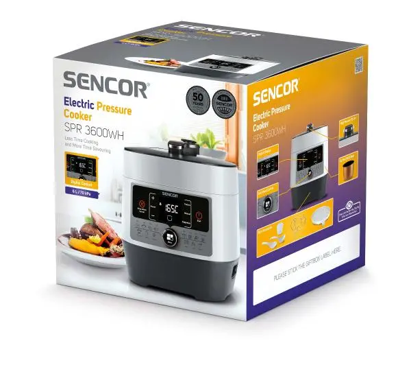Sencor SPR 3600WH 1000W 5,5l Tacka do gotowania na parze - Kup na Raty - RRSO 0%