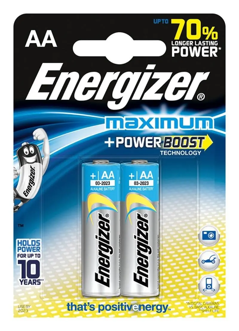 Baterie Energizer AA Maximum 2szt.