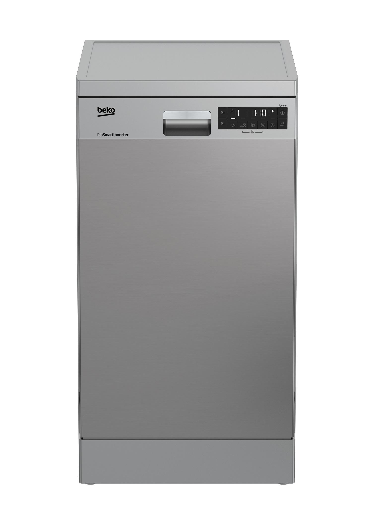 Zmywarka Beko DFS28131X 44,8cm Automatyczne otwieranie drzwi Szuflada na sztućce