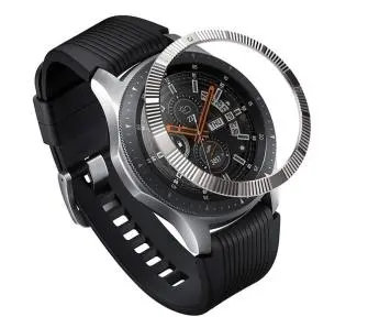 Nakładka na tarczę Ringke Bezel Galaxy Watch 46mm stalowy Srebrny