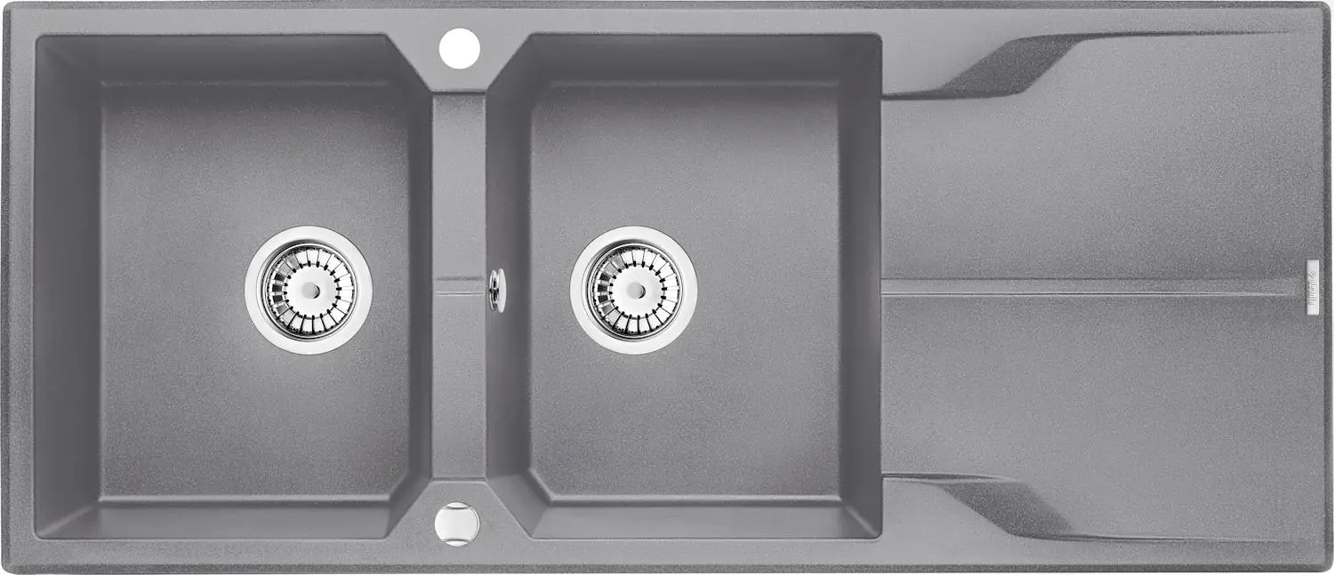 Zlewozmywak Deante Andante ZQN S213 Granitowy Szary metalik