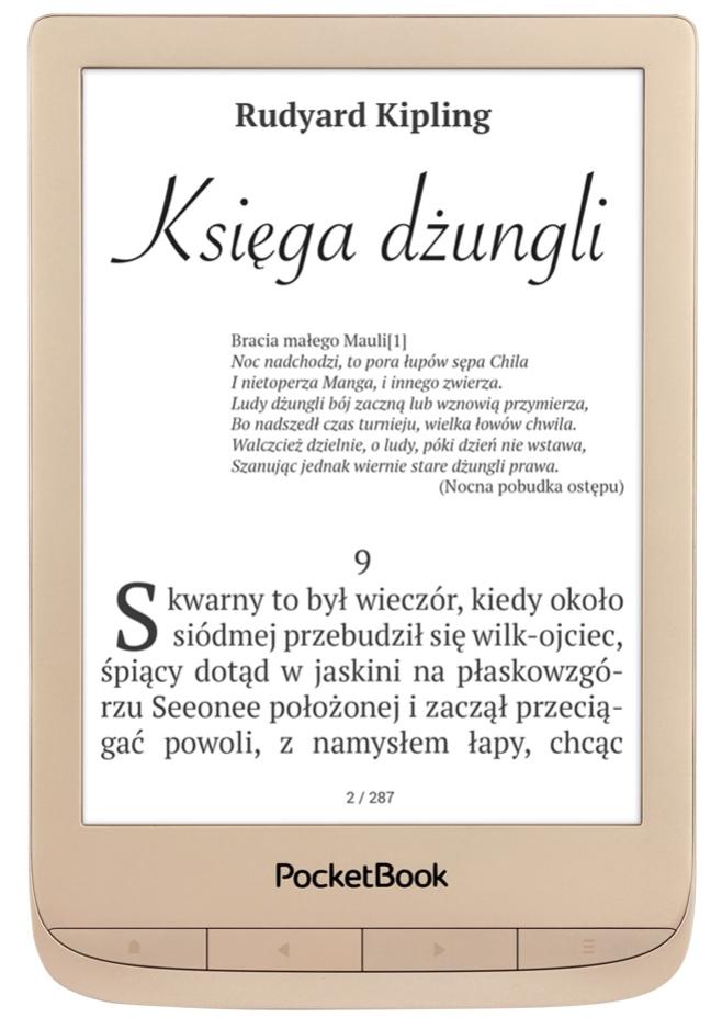 Czytnik E-booków Pocketbook Touch Lux 4 Edycja limitowana 6" 8GB Złoty Etui