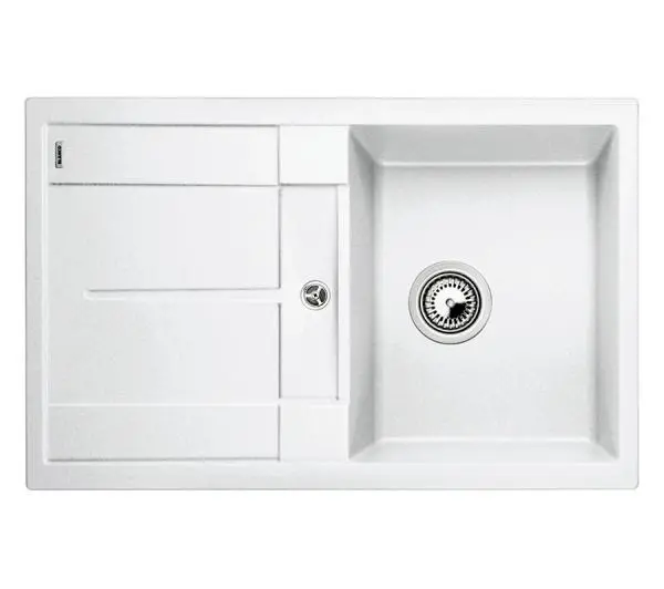 Zlewozmywaki kuchenne - Blanco METRA 45 S 513187 Granitowy Biały