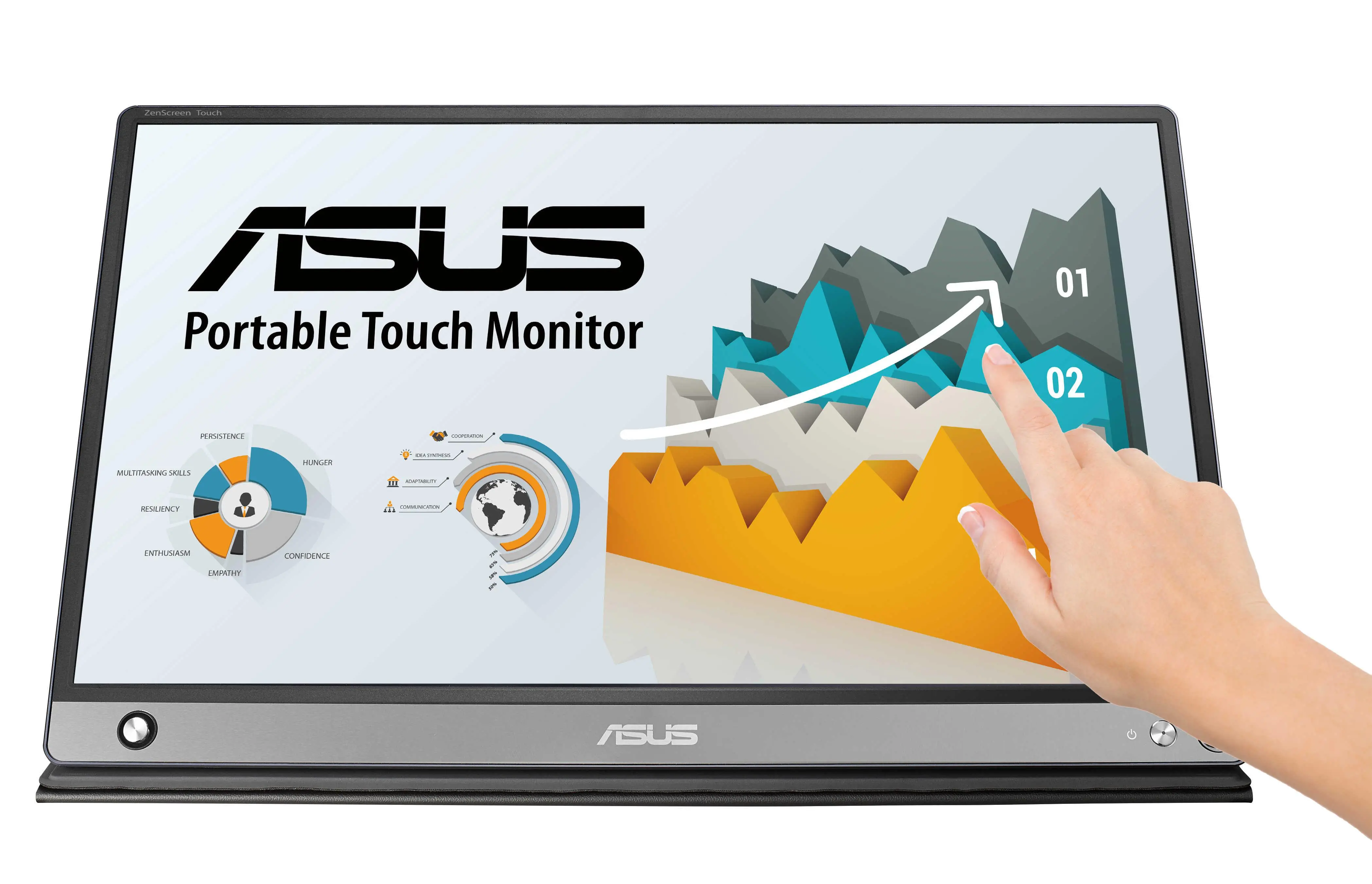 Monitor ASUS Zenscreen MB16AMT 16" Full HD IPS 60Hz 5ms Przenośny Dotykowy