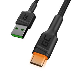 Kabel Green Cell Ray USB - microUSB 2m Czarny