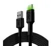 Kabel Green Cell Ray USB do USB-C 2m Czarny