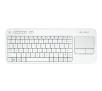 Klawiatura Logitech Wireless Touch Keyboard K400  - biała