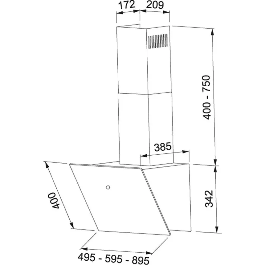 фото Витяжка Franke FVT 905 WH A 1