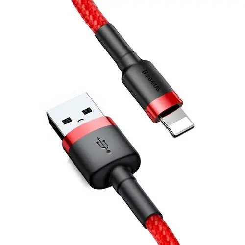 Kabel Baseus Cafule CALKLF-R09 Czerwono-czarny
