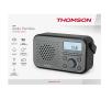 Radioodbiornik Thomson RT300 Radio FM Szary