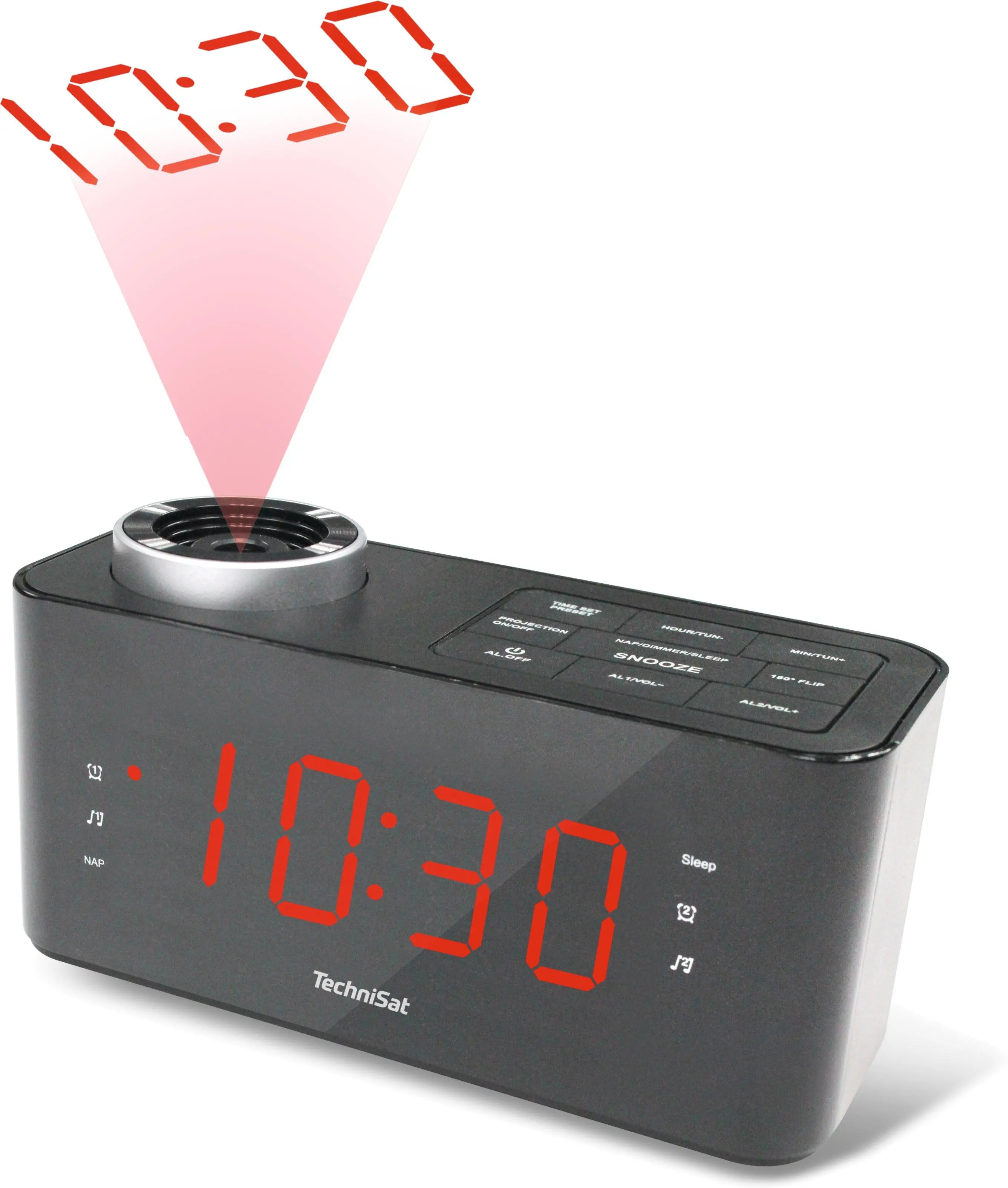 Radiobudzik TechniSat DigiClock 3 Czarny
