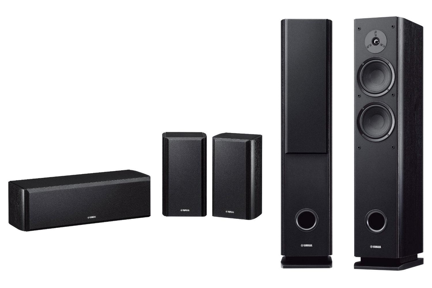 Zestaw kolumn Yamaha NS-F160 + NS-P160 (czarny)