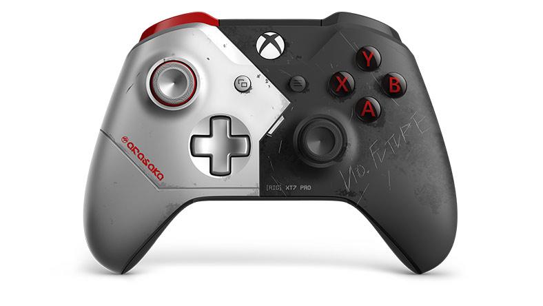 Pad Microsoft Xbox One kontroler bezprzewodowy do Xbox, PC - cyberpunk 2077