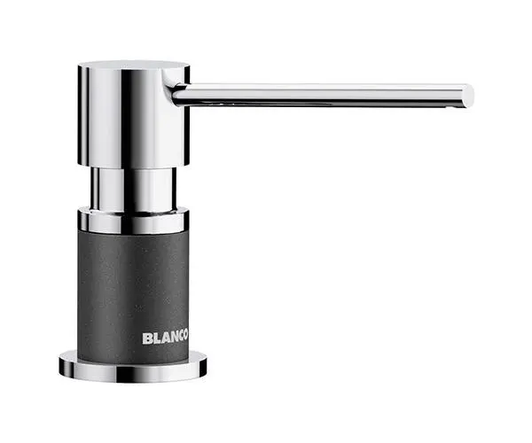 Dozownik do mydła Blanco LATO Chrom/Antracyt
