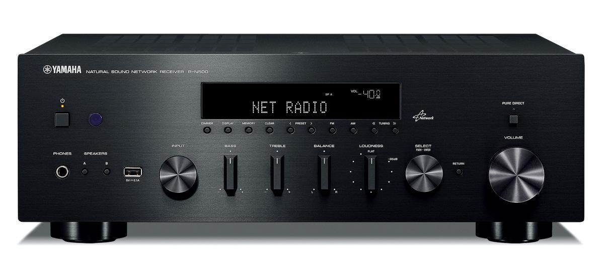 Amplituner Yamaha R-N500 (czarny)