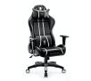 Fotel Diablo Chairs X-One 2.0 King Size Gamingowy do 180kg Skóra ECO Tkanina Czarno-biały