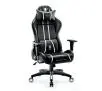 Fotel Diablo Chairs X-One 2.0 King Size Gamingowy do 160kg Skóra ECO Tkanina Czarno-biały