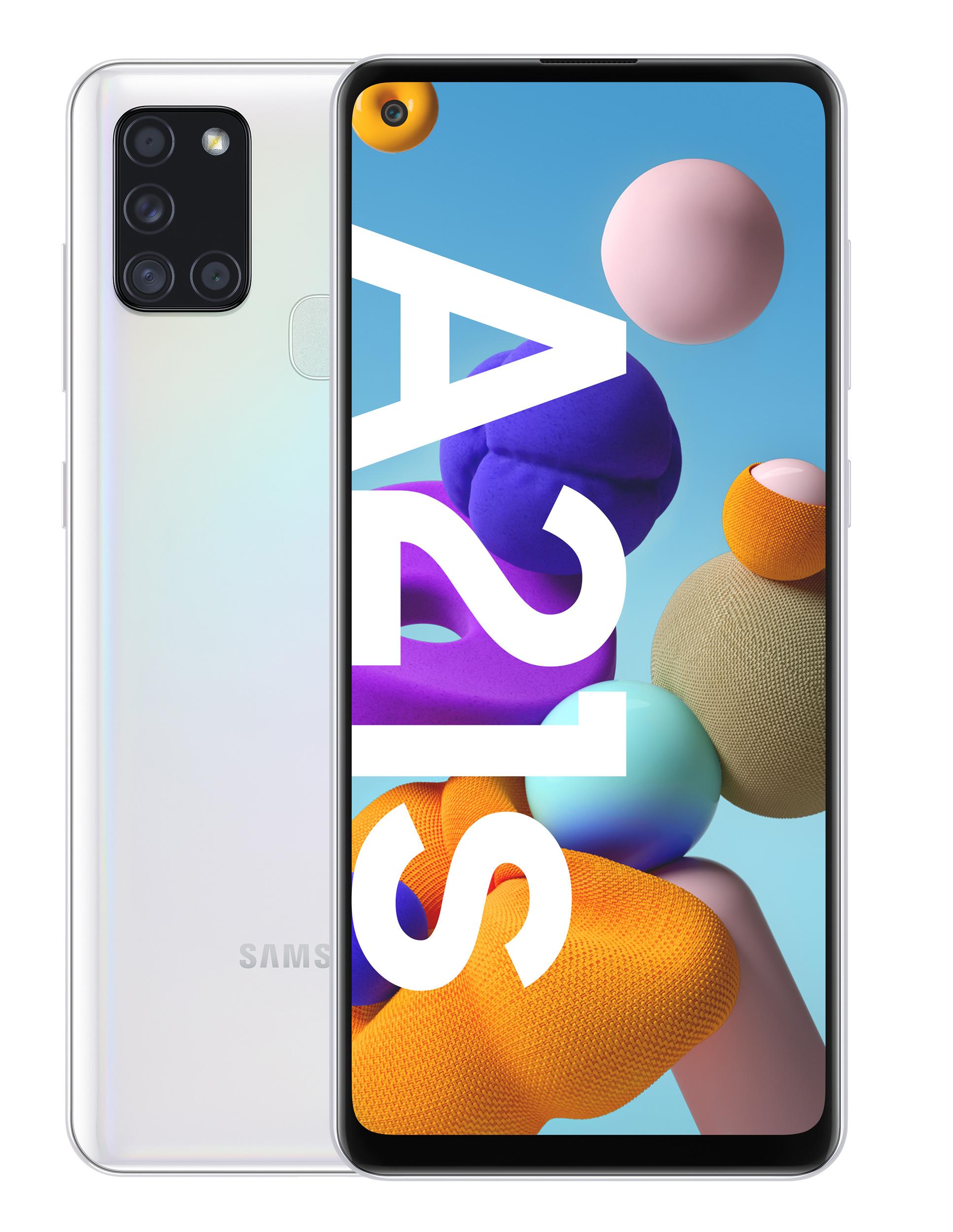 Smartfon Samsung Galaxy A21s (biały)