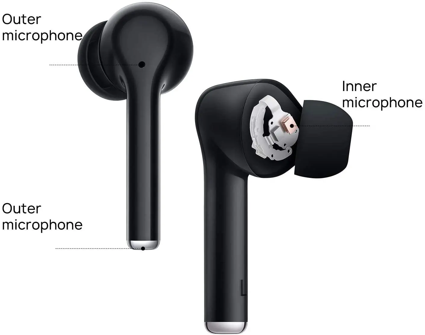 Huawei FreeBuds3i ブラック 新品 Free Buds 3i Huawei Freebuds 3i - Niska cena na Allegro