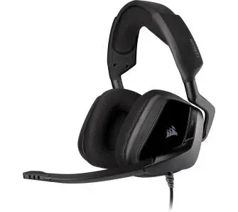 Słuchawki przewodowe z mikrofonem Corsair VOID ELITE STEREO Gaming Headset CA-9011208-EU Nauszne Czarny