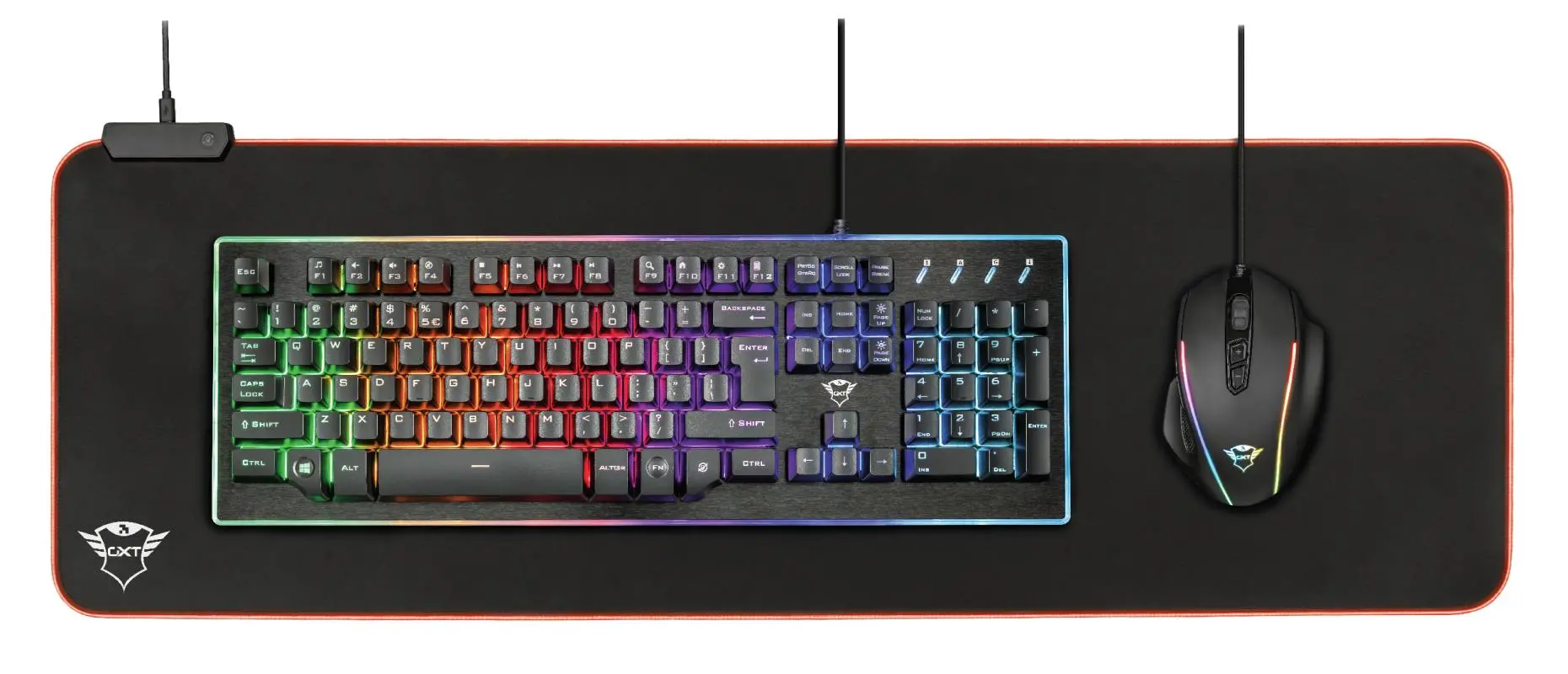 Podkładka Trust GXT 764 Glide-Flex RGB XXL Czarny