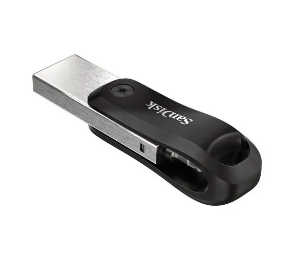 SANDISK iXpand GO 256GB USB 3.0 / Lightning Srebrno-czarny - Kup na Raty - RRSO 0%