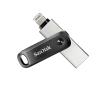 PenDrive SanDisk iXpand GO 256GB USB 3.0 / Lightning Srebrno-czarny