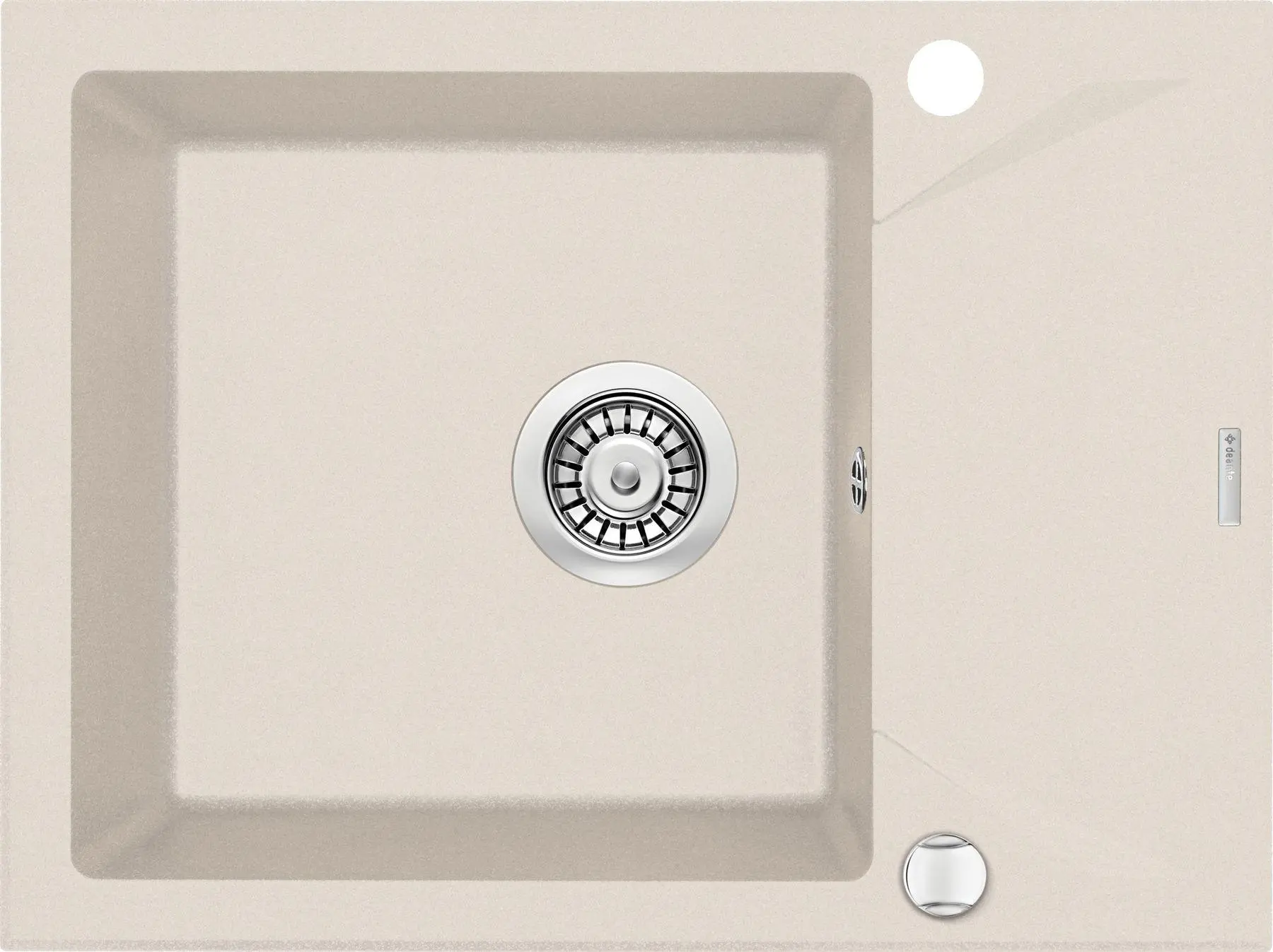 Zlewozmywak Deante EVORA ZQJ511A Granitowy Beżowy